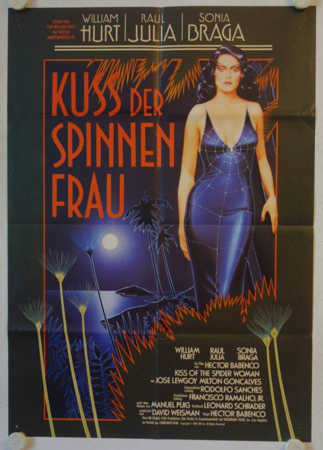 Kuss der Spinnenfrau originales deutsches Filmplakat